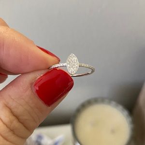 Bony Levy 18K white gold pave Diamond ring